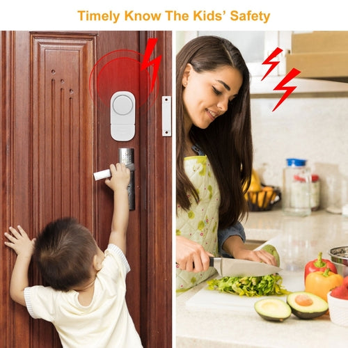 1 Set Wireless Window/Door Magnet Alarms