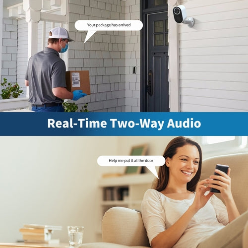 Solar Security Camera Wireless Wifi CCTV
