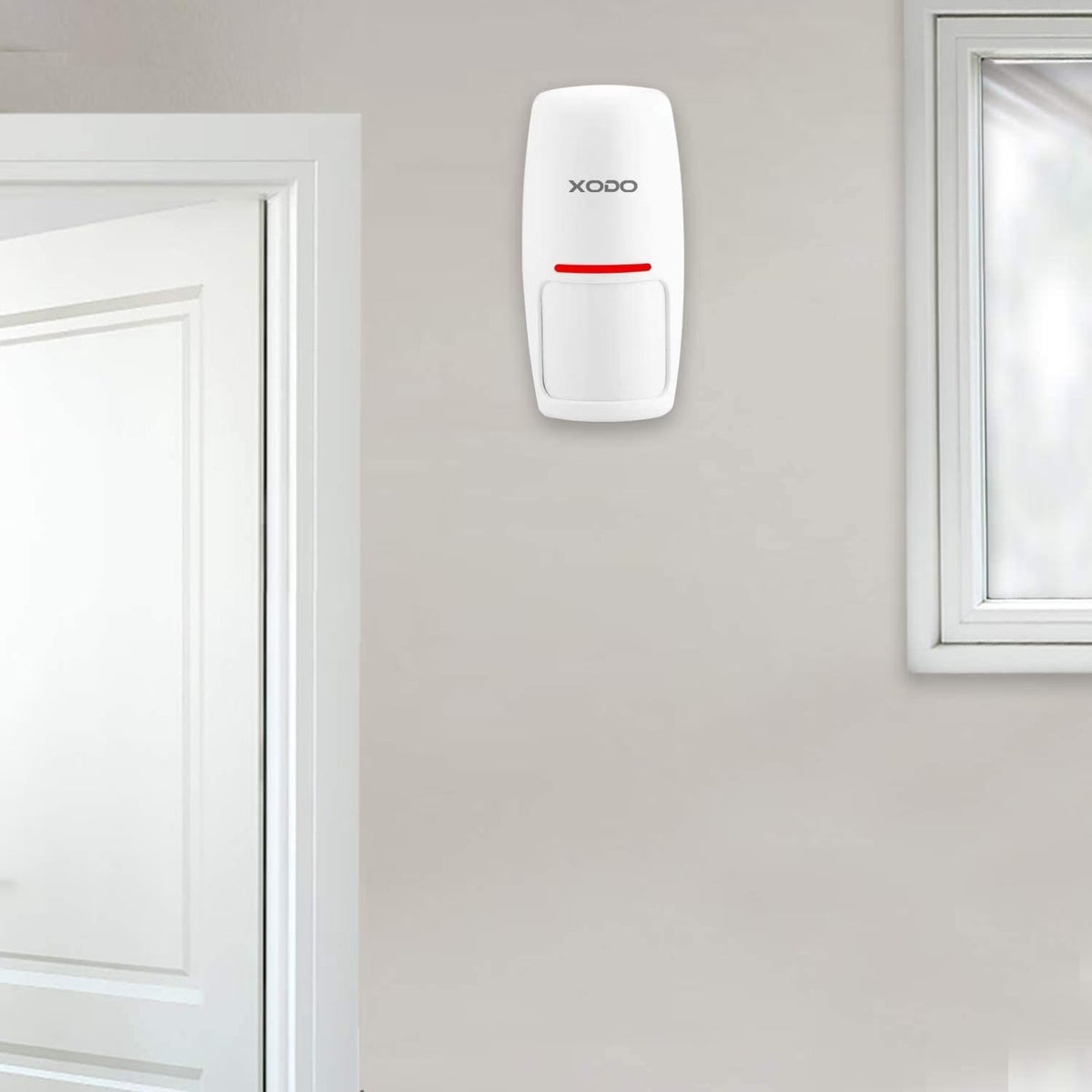Smart Home Wireless Motion Sensor, Home Security System with Voice Control, 2 Pack