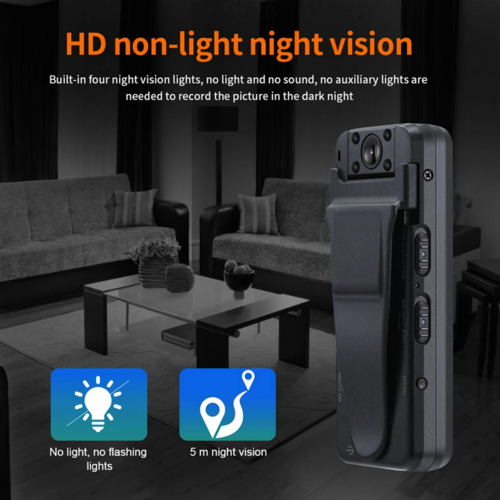 Wearable Mini Pen Night Vision Body Camera