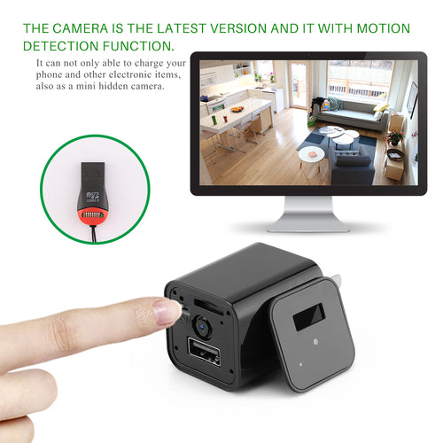 HD 1080P Hidden Camera USB Charger