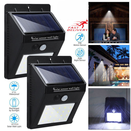 Waterproof 20 LED Solar Motion Sensor