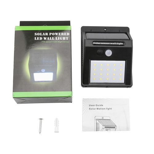 Waterproof 20 LED Solar Motion Sensor