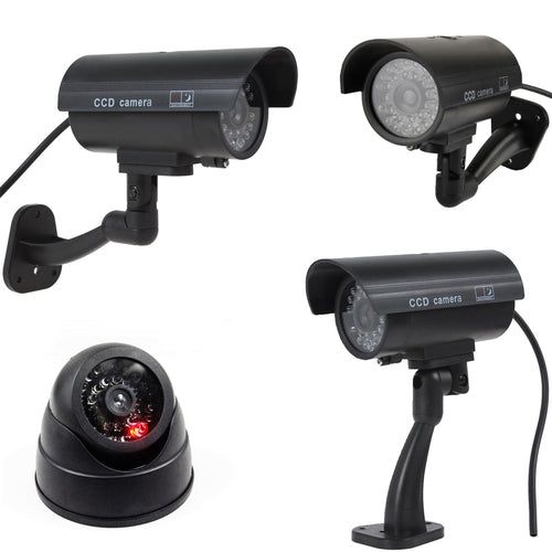 Dummy Camera Fake Security CCTV with red light